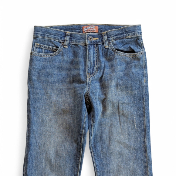 OLD NAVY Boys Straight Jeans Sz 12 Reg Skinny Straight Leg Adjustable Waist NEW - Picture 5 of 9